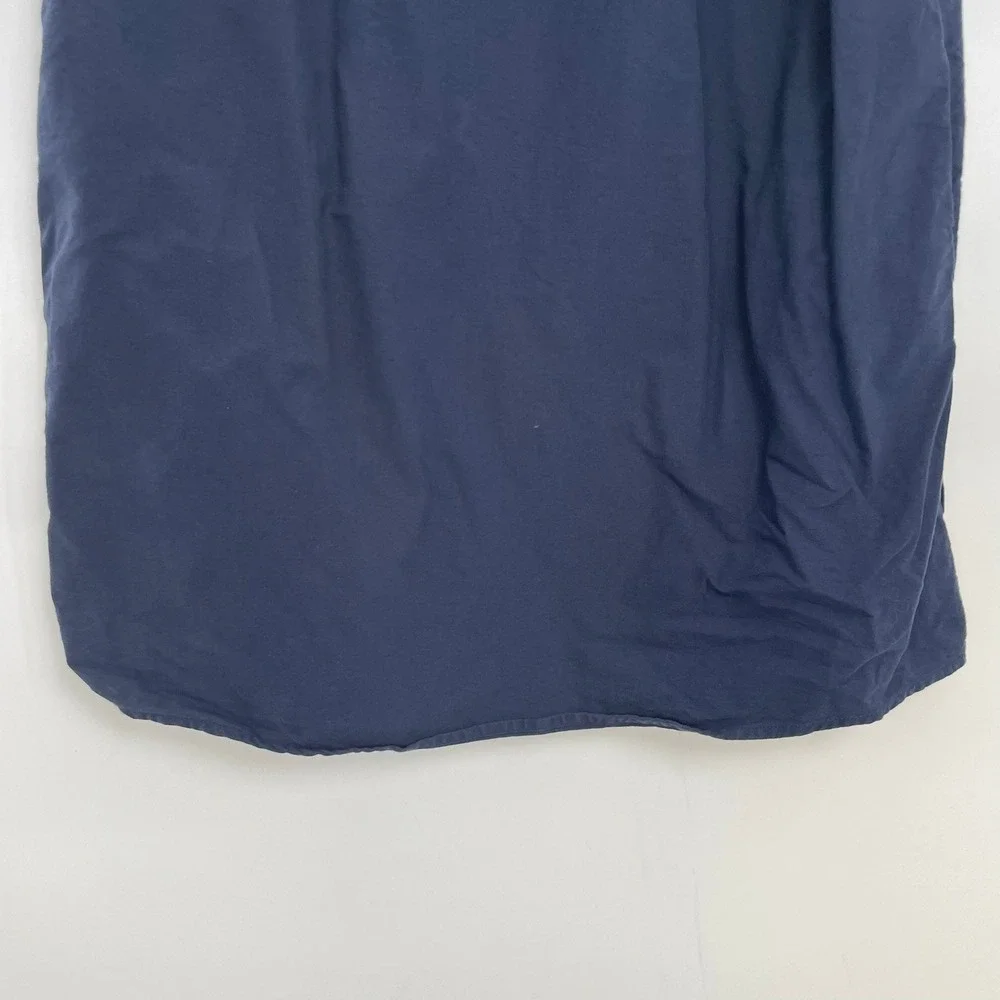 Pomander Place Tuckernuck Navy Shift Dress Medium Coastal Grandmother Preppy Lux - Picture 7 of 11